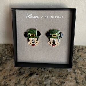 Disney x Baublebar Mickey Leprechaun Earrings